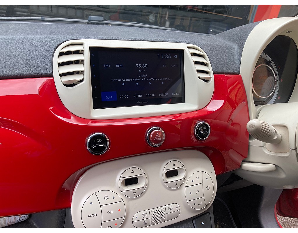 Fiat 500 2013 Fitted with Pioneer SPH-DA160DAB Stereo Install ...