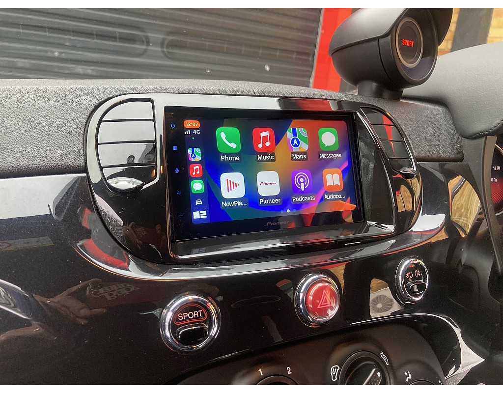 Fiat Upgraded With Pioneer Sph Da Dab Car Stereo