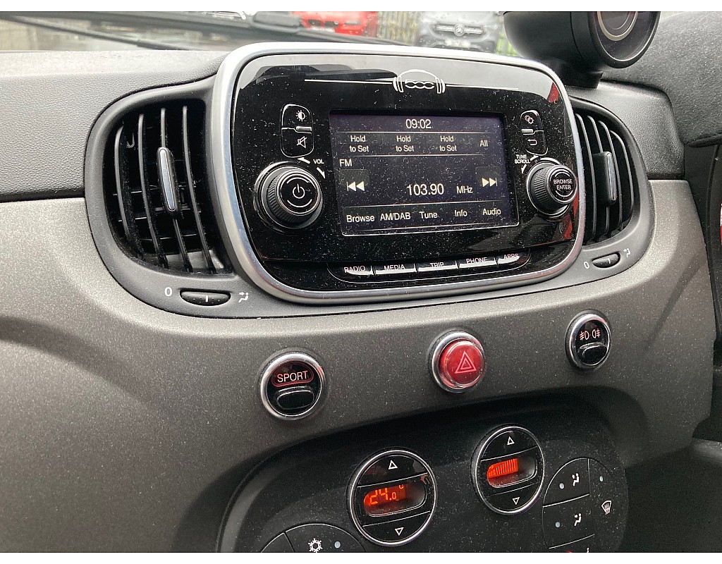 Fiat 500 Abarth 2018 upgraded with Kenwood DMX7722DABS CarPlay ...