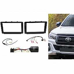 Hilux Car Stereo Fitting Kits, Double Din Fascia Radio Replacement ...