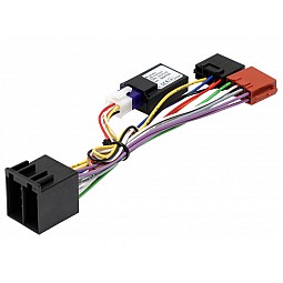 VW group quadlock to ISO radio adapter harness, with CANbus ignition