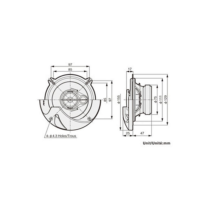 2 x TS-R1350S + 2 x CT55-RT01