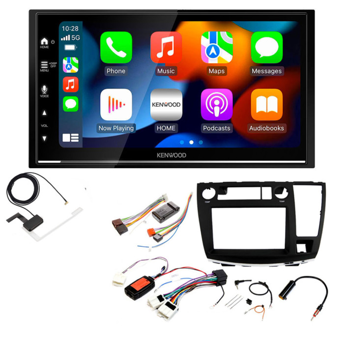 Nissan Elgrand Kenwood DMX7722DABS Wireless Apple CarPlay Android Auto DAB Stereo Upgrade Kit