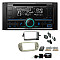 Fiat 500 2007-2015 Ivory Kenwood CD MP3 Bluetooth USB Aux iPhone Android Spotify Car Stereo Upgrade Kit