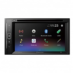 Stereo Pioneer Bluetooth Mvh 325 Simple Din Musica Waze App