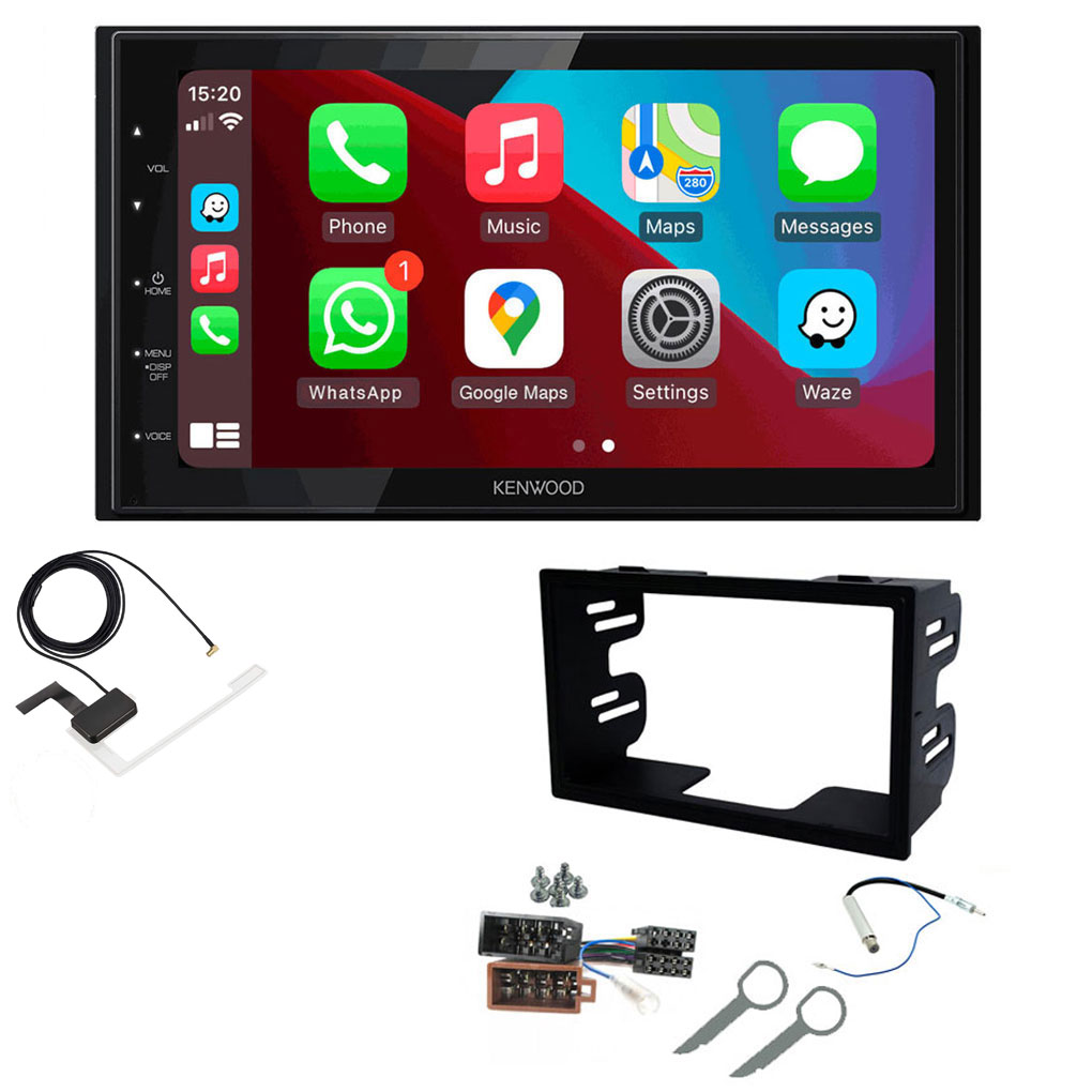 VW Golf, Lupo, Passat Kenwood DMX5020DABS Apple CarPlay Double ...