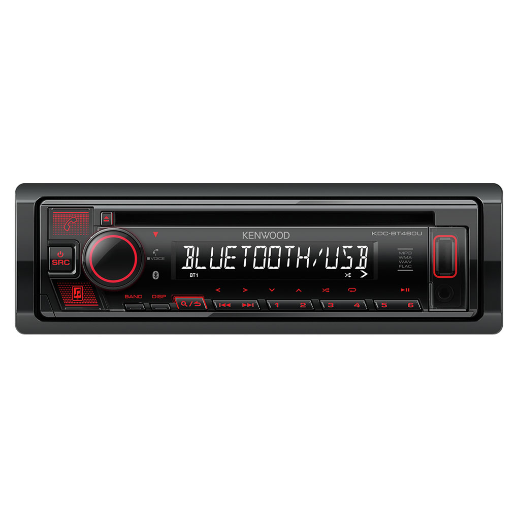 Kenwood KDC-BT460U Single Din Car Multimedia Stereo Receiver